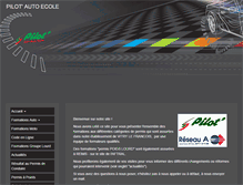 Tablet Screenshot of pilot-auto-ecole.com